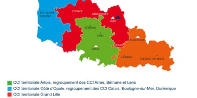ਨਕਸ਼ਾ france ਦੇ ਲਿਲ ਖੇਤਰ