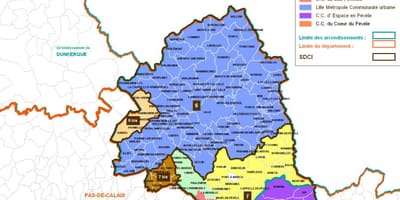 ਨਕਸ਼ਾ ਦੇ ਲਿਲ arrondissement
